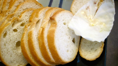 white bread plates
